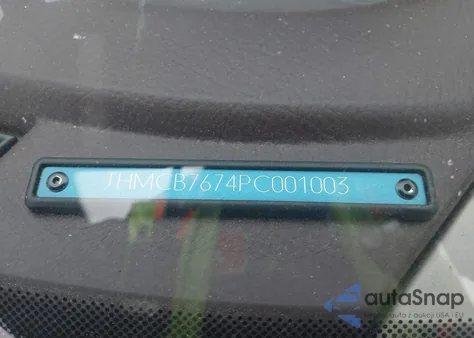 1993 Honda Accord Ex из США, поврежденный, VIN JHMCB7674PC001003